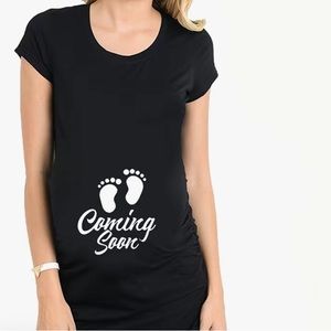 Expecting moms XXL XL AND L short sleeve tees NWT